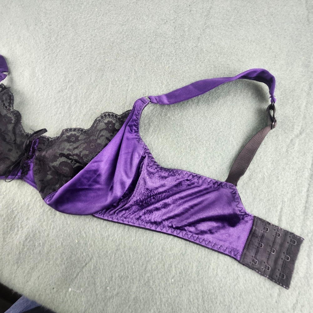 Vintage 90s Maidenform Heartstrings Fairy Corset Bra 34D 5300 Lace Whimsigoth - Picture 3 of 9